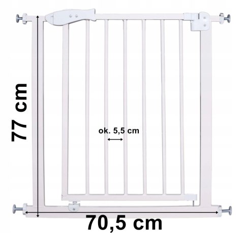 Barierka zabezpieczająca Lola 77-85cm Barierka zabezpieczająca Lola 77-85cm