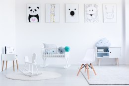 Krzesło PARIS KIDS DSW białe