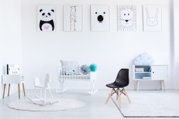 Krzesło PARIS KIDS DSW czarne