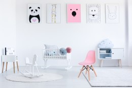 Krzesło PARIS KIDS DSW różowe