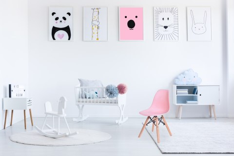 Krzesło PARIS KIDS DSW różowe Krzesło PARIS KIDS DSW różowe