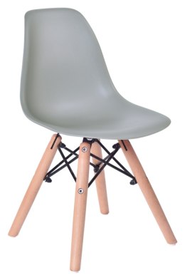 Krzesło PARIS KIDS DSW szare
