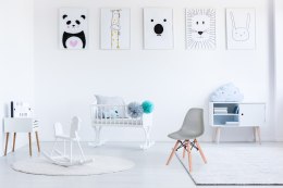 Krzesło PARIS KIDS DSW szare