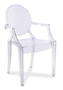 Krzesło transparentne nowoczesne King