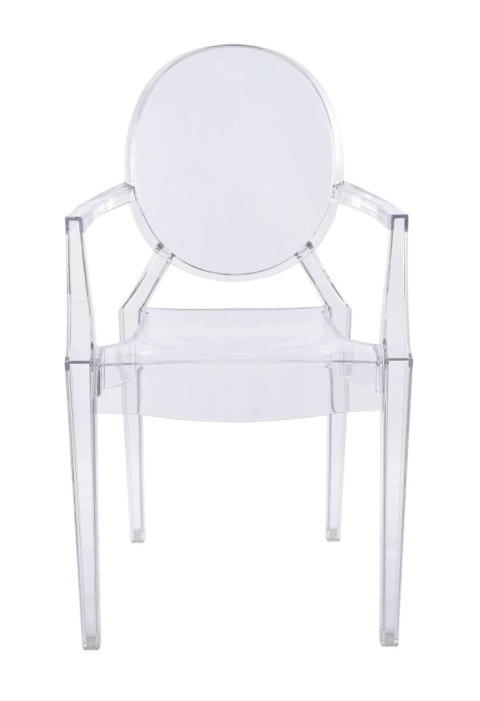 Krzesło transparentne nowoczesne King Krzesło transparentne nowoczesne King