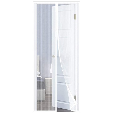 Moskitiera magnetyczna na drzwi - biały 100 x 220 cm Moskitiera magnetyczna na drzwi - biały 100 x 220 cm