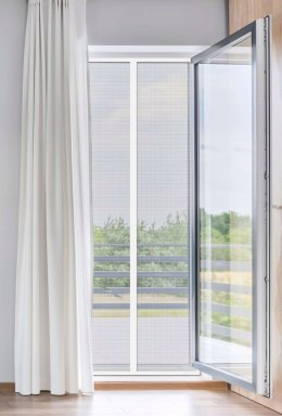 Moskitiera magnetyczna na drzwi - biały 100 x 220 cm