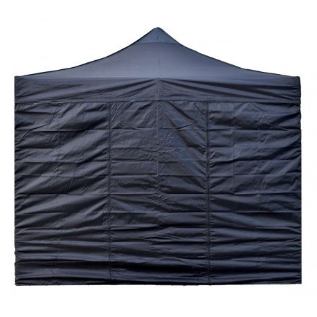 Pawilon handlowy ekspresowy - 3x3 m - 4 ściany - czarny Pawilon handlowy ekspresowy - 3x3 m - 4 ściany - czarny