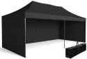 Pawilon handlowy ekspresowy - 3x6 m - czarny
