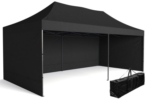Pawilon handlowy ekspresowy - 3x6 m - czarny Pawilon handlowy ekspresowy - 3x6 m - czarny