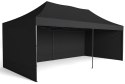 Pawilon handlowy ekspresowy - 3x6 m - czarny