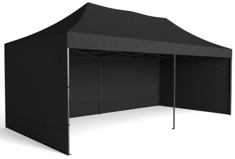 Pawilon handlowy ekspresowy - 3x6 m - czarny Pawilon handlowy ekspresowy - 3x6 m - czarny