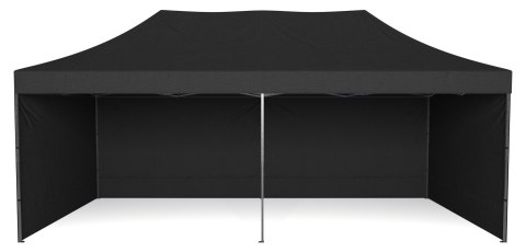 Pawilon handlowy ekspresowy - 3x6 m - czarny Pawilon handlowy ekspresowy - 3x6 m - czarny