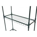 Szklarnia ogrodowa 4 półki - 2 regały 140x73x200 cm