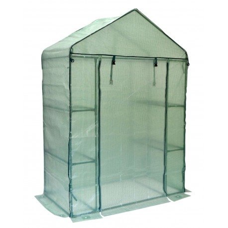 Szklarnia ogrodowa 4 półki - 2 regały 140x73x200 cm Szklarnia ogrodowa 4 półki - 2 regały 140x73x200 cm