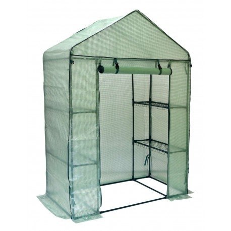 Szklarnia ogrodowa 4 półki - 2 regały 140x73x200 cm Szklarnia ogrodowa 4 półki - 2 regały 140x73x200 cm