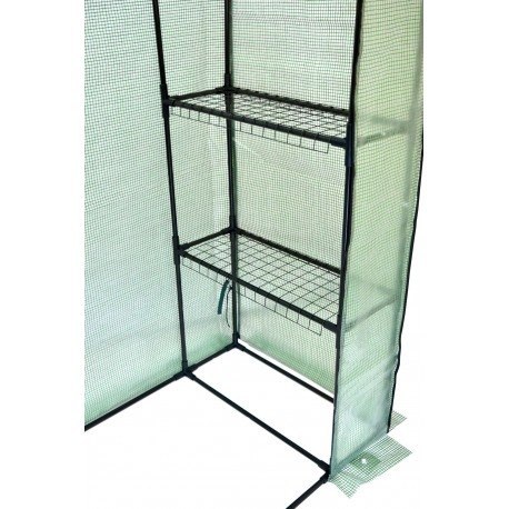 Szklarnia ogrodowa 4 półki - 2 regały 140x73x200 cm Szklarnia ogrodowa 4 półki - 2 regały 140x73x200 cm