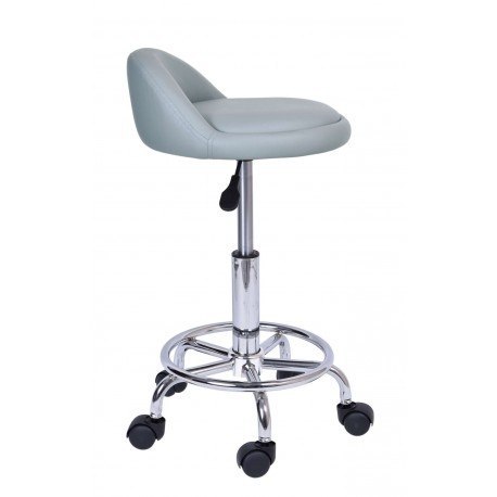 Taboret kosmetyczny fryzjerski LOMO - szary Taboret kosmetyczny fryzjerski LOMO - szary