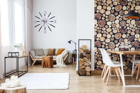 Zegar ścienny Diy BRIL czarny Zegar ścienny Diy BRIL czarny
