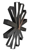 Zegar ścienny norweski TREVLIG - 50 cm - czarny Zegar ścienny norweski TREVLIG - 50 cm - czarny