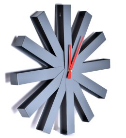 Zegar ścienny norweski TREVLIG - 50 cm - szary
