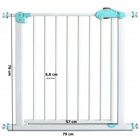 Barierka zabezpieczająca MILA 83-90 cm Barierka zabezpieczająca MILA 83-90 cm