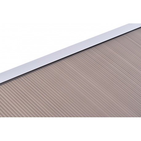 Daszek plastikowy Roofus 100x150 - brązowy Daszek plastikowy Roofus 100x150 - brązowy