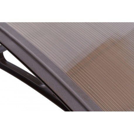 Daszek plastikowy Roofus 100x150 - brązowy Daszek plastikowy Roofus 100x150 - brązowy