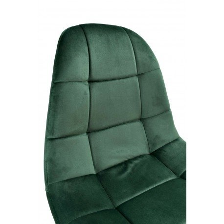 Krzesło AUSTIN VELVET tapicerowane zielony aksamit Krzesło AUSTIN VELVET tapicerowane zielony aksamit