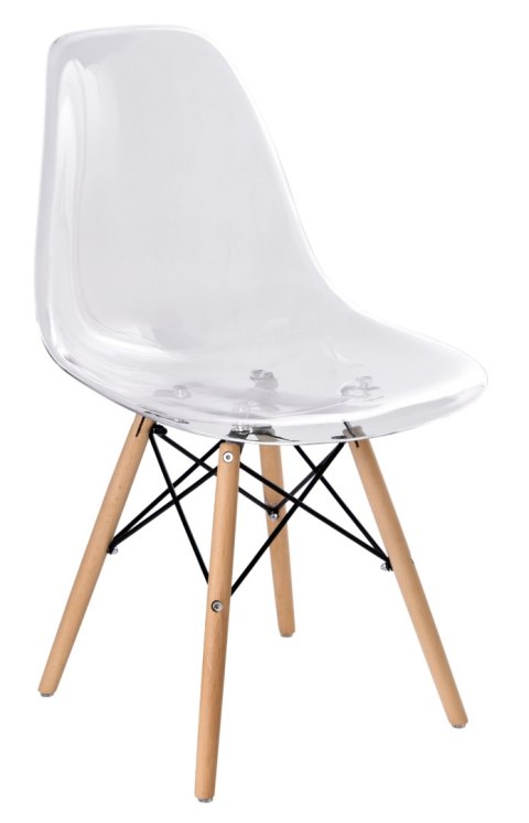 Krzesło PARIS DSW transparentne Krzesło PARIS DSW transparentne