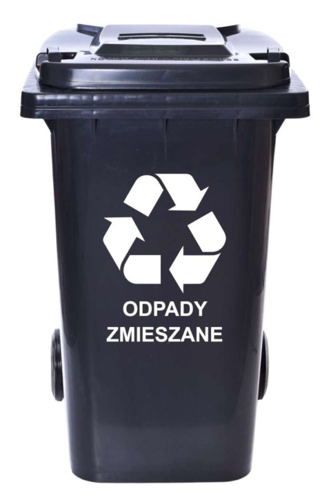 Pojemnik na odpady 240L kosz czarny Pojemnik na odpady 240L kosz czarny