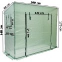 Szklarnia ogrodowa na pomidory 200x80x170/148 cm