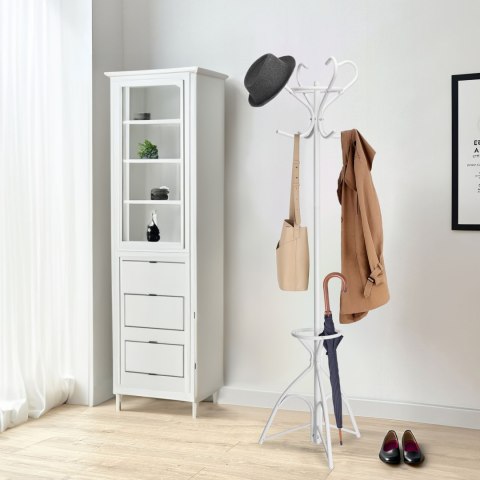 Wieszak stojący Livio biały 173 cm Wieszak stojący Livio biały 173 cm