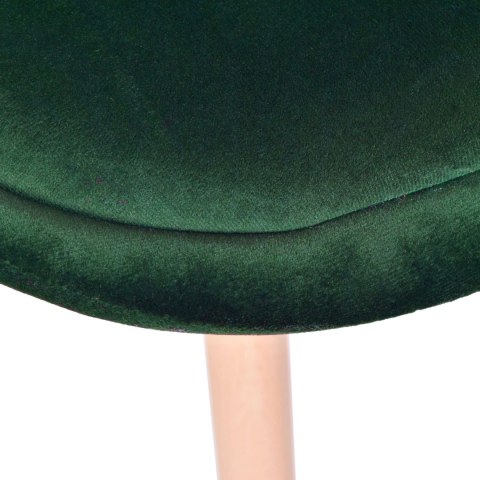 Krzesło Nantes Velvet aksamitne - zielone Krzesło Nantes Velvet aksamitne - zielone