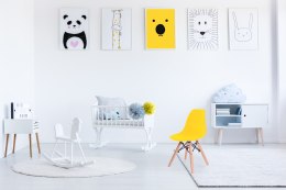 Krzesło PARIS KIDS DSW żółte