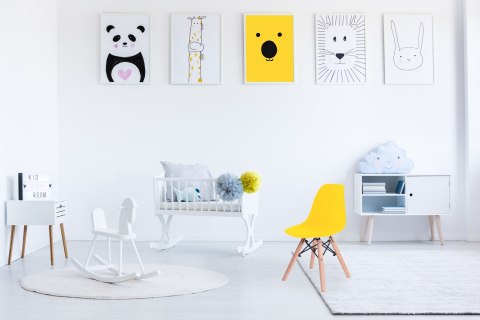 Krzesło PARIS KIDS DSW żółte Krzesło PARIS KIDS DSW żółte