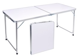 Stół składany turystyczny FLOW 150x60 cm biały
