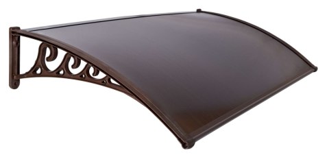 Daszek poliwęglanowy TORO 80 x 150cm brązowy Daszek poliwęglanowy TORO 80 x 150cm brązowy