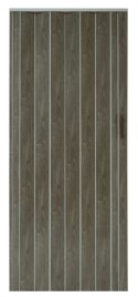 Drzwi harmonijkowe 001P DĄB GRAFIT MAT 100 cm