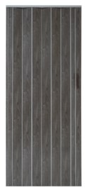 Drzwi harmonijkowe 001P DĄB GRAFIT MAT - 90 cm