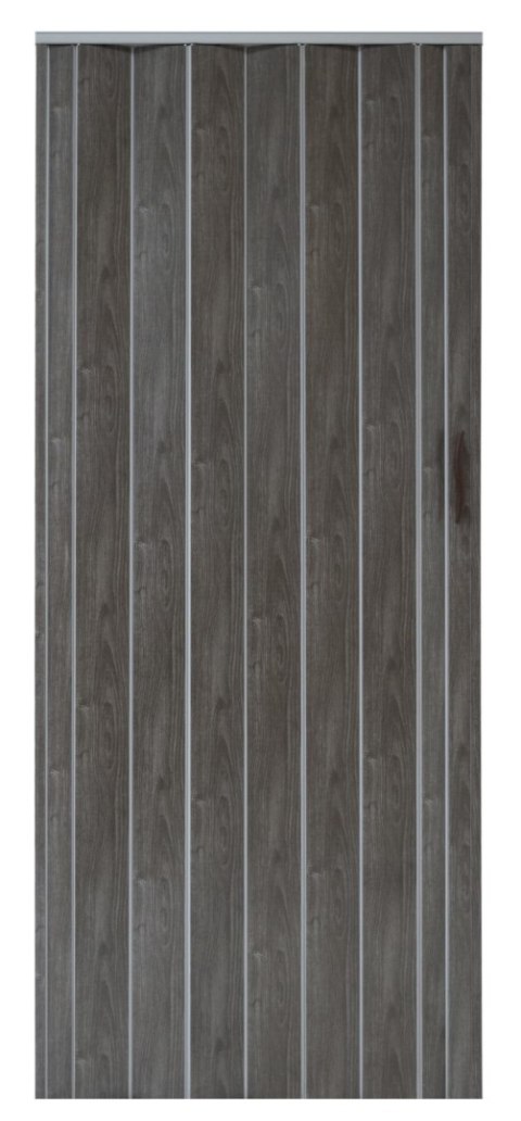 Drzwi harmonijkowe 001P DĄB GRAFIT MAT - 90 cm Drzwi harmonijkowe 001P DĄB GRAFIT MAT - 90 cm