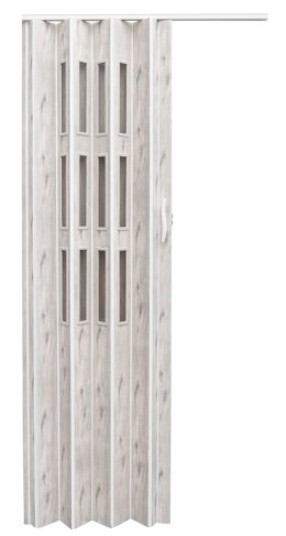 Drzwi harmonijkowe 001S DĄB ALASKA MAT - 80 cm