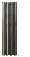 Drzwi harmonijkowe 001S DĄB GRAFIT MAT - 80 cm