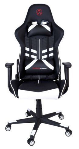 Fotel gamingowy biurowy SHADOW GAMER czarno-biały