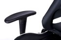 Fotel gamingowy biurowy SHADOW GAMER czarno-biały