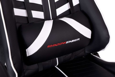 Fotel gamingowy biurowy SHADOW GAMER czarno-biały Fotel gamingowy biurowy SHADOW GAMER czarno-biały