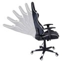 Fotel gamingowy biurowy SHADOW GAMER czarno-biały