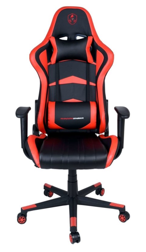 Fotel gamingowy biurowy SHADOW GAMER czarno-czerwony Fotel gamingowy biurowy SHADOW GAMER czarno-czerwony