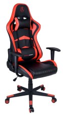 Fotel gamingowy biurowy SHADOW GAMER czarno-czerwony