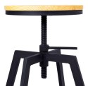 Hoker barowy TRAVIS loft czarny